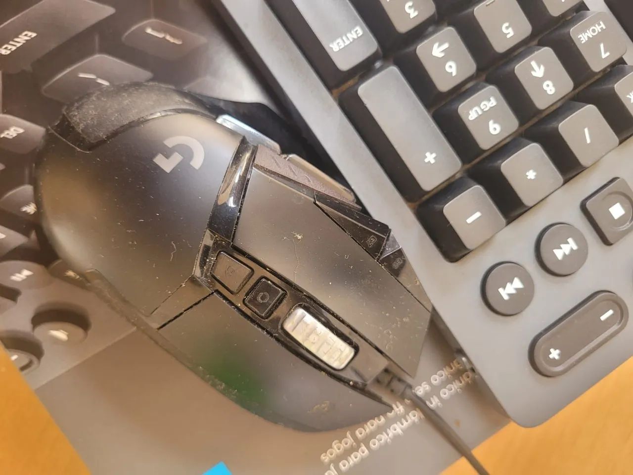 Teclado mecânico+ mouse Logitech  - Foto 2