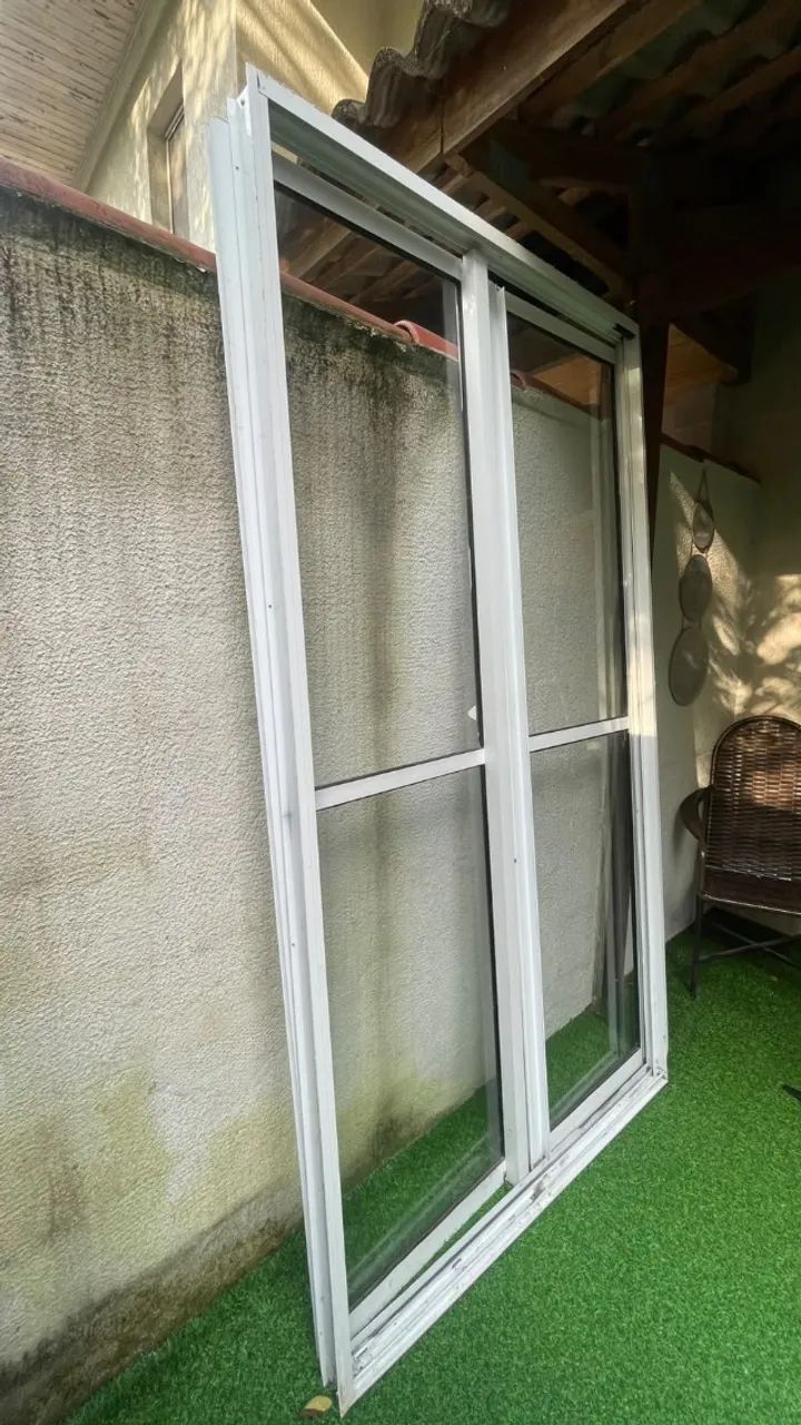 PORTA ALUMÍNIO DE CORRER COM VIDRO - Foto 3
