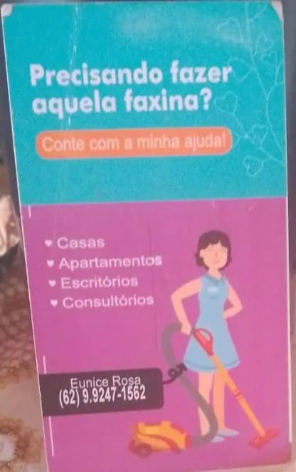 Diarista e faxineira 