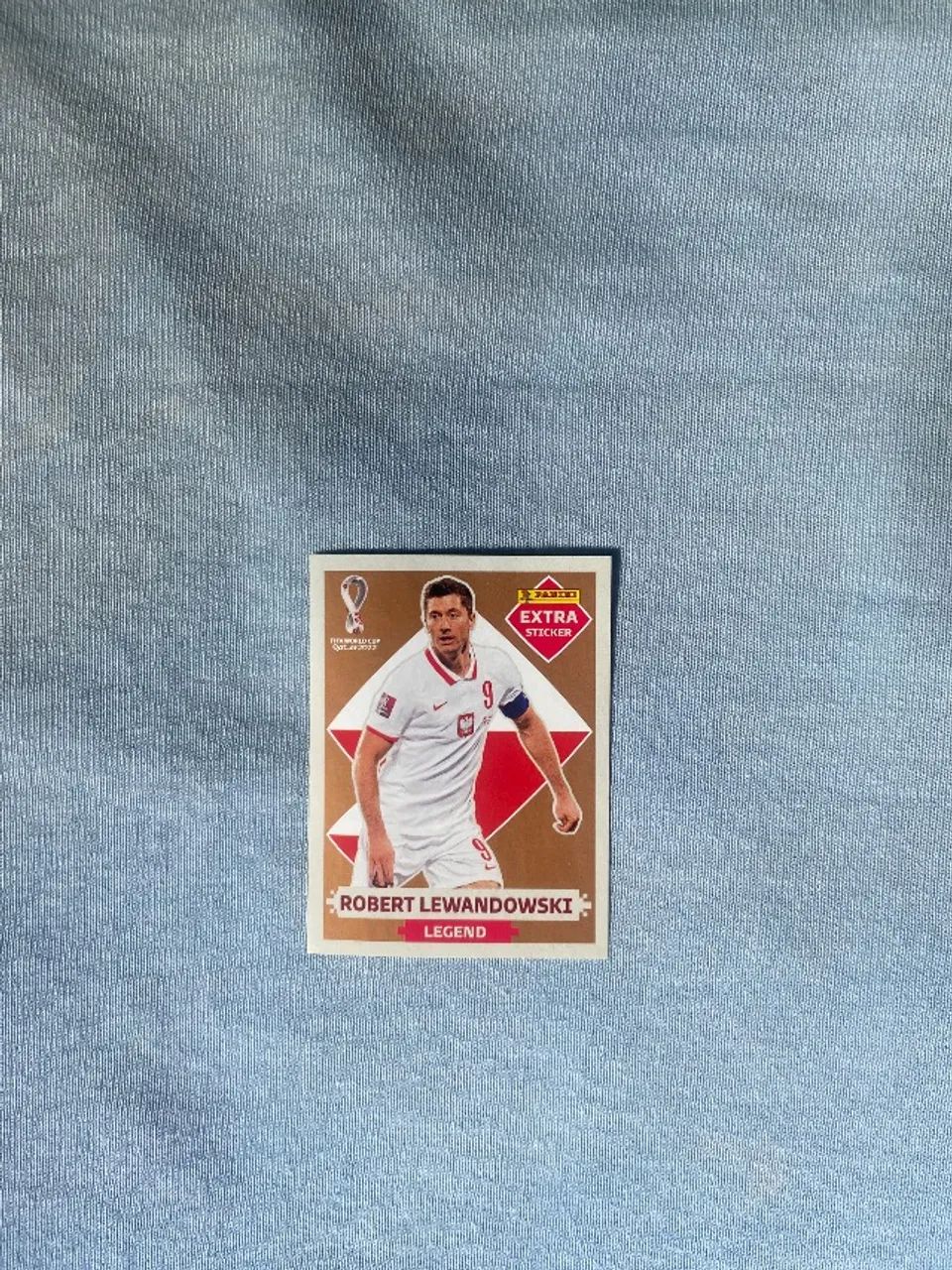 Figurinha Legend Lewandowski Ouro Copa 2022
