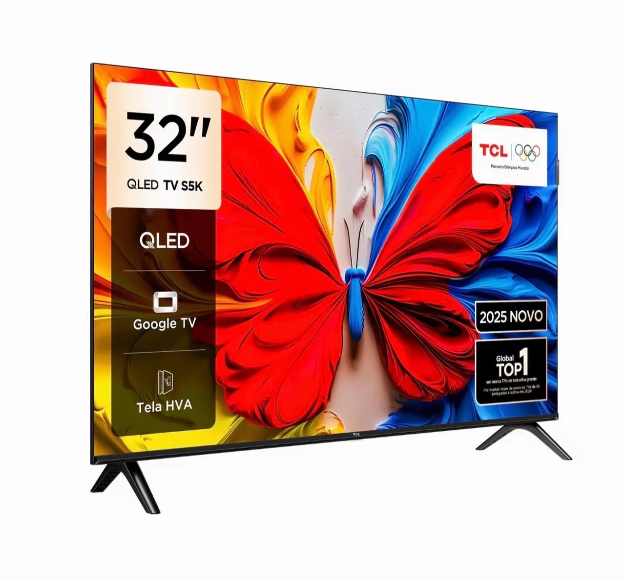 Smart Tv TCL QLED 32 Polegadas Nova Lacrada  - Foto 2