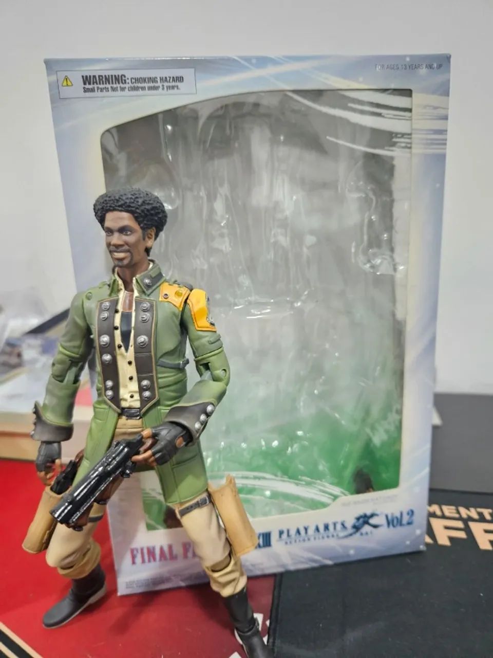 Action Figure Final Fantasy XIII Sazh Play Arts Kai - Hobbies e