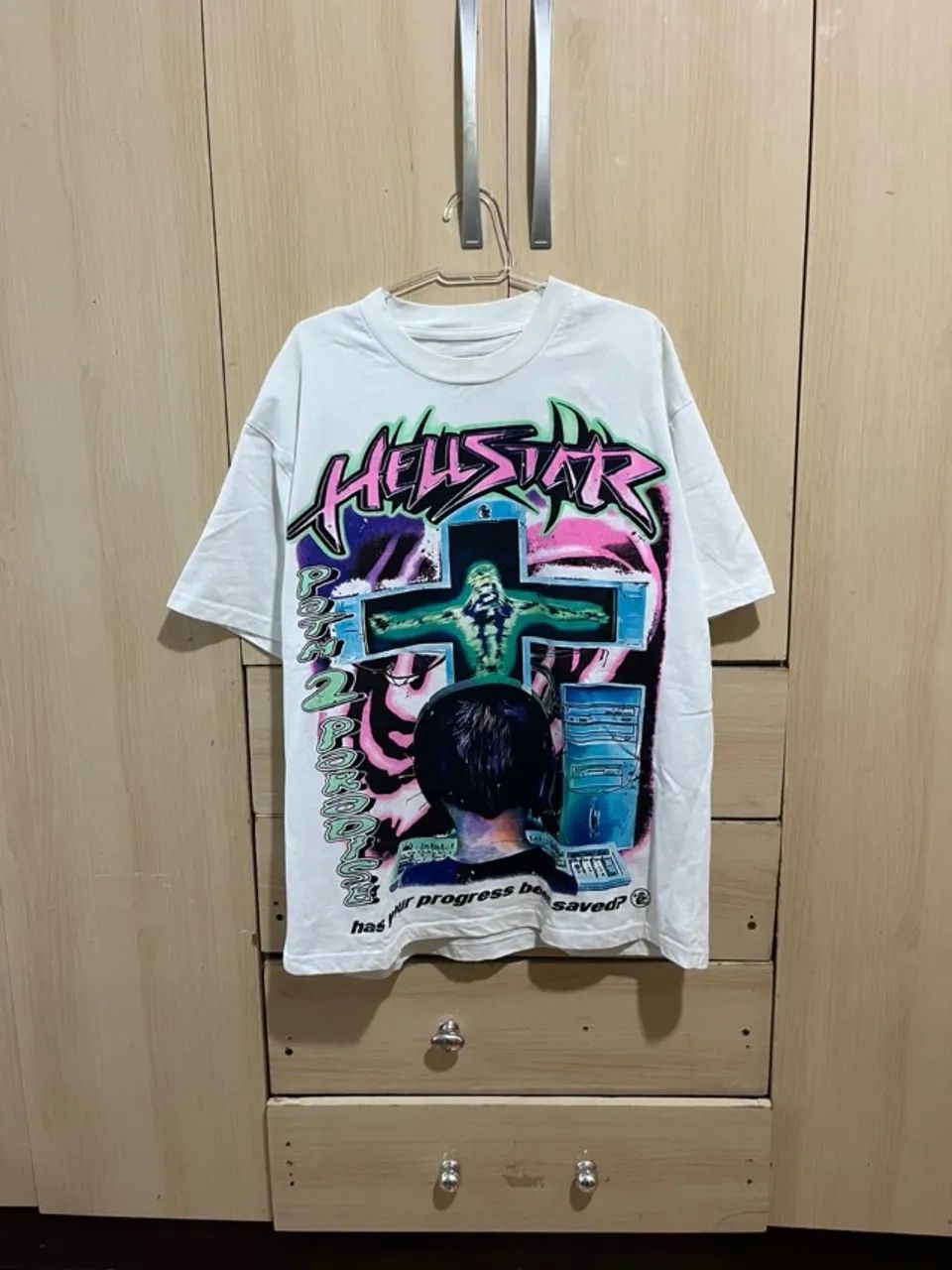 Camisa Hellstar branca - M - Foto 4