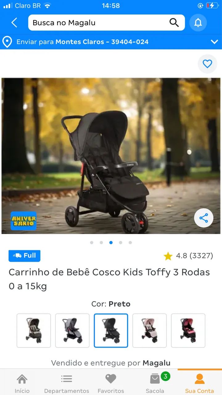 Carrinho de bebe COSCO - Foto 2