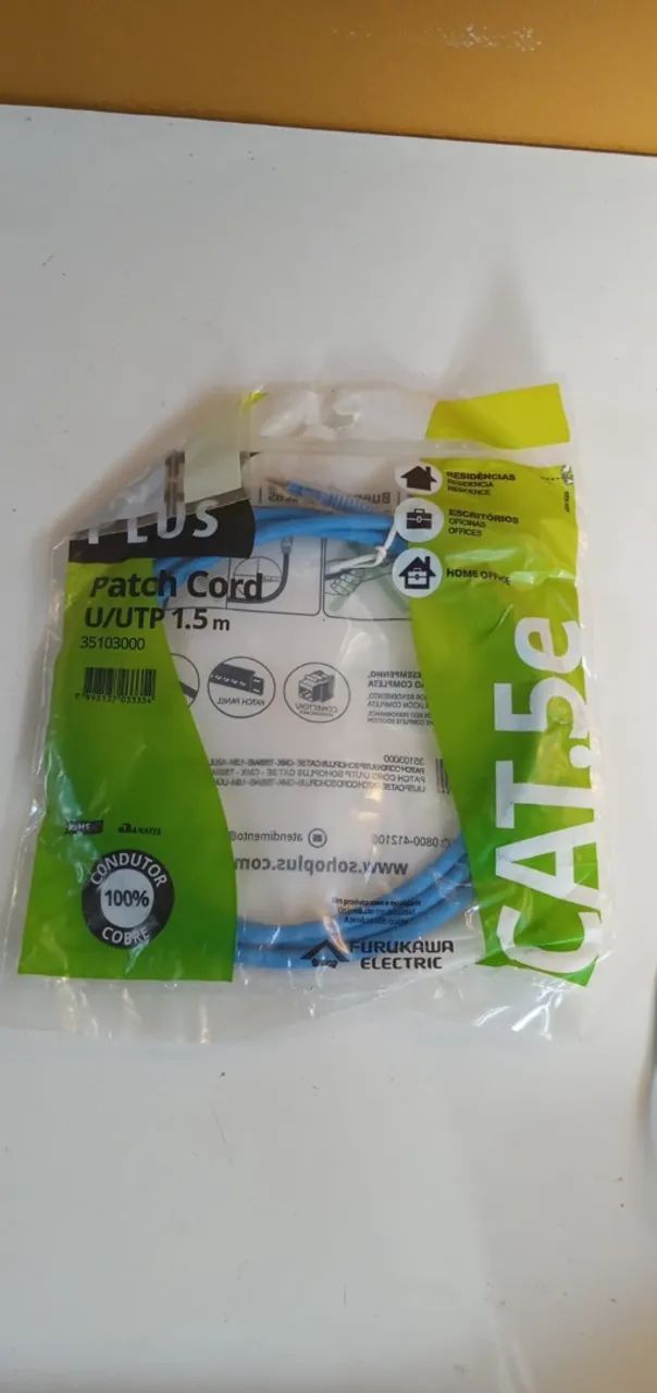 105 peças  de Patch cord 1,5 soho plus 