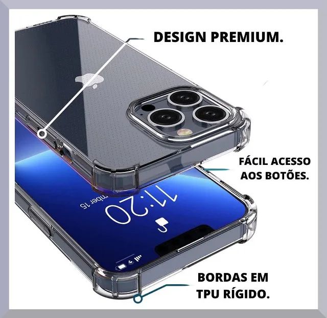 Capa protetora para iPhone 13, 13 Pro e 13 Pro Max  - Foto 2