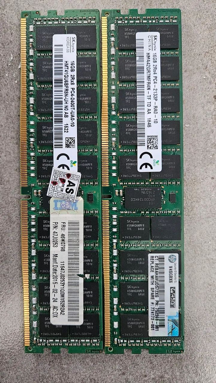 Memória RAM 32GB 2X 16GB DDR4 ECC 2400MHZ - Memória RAM - Quintas