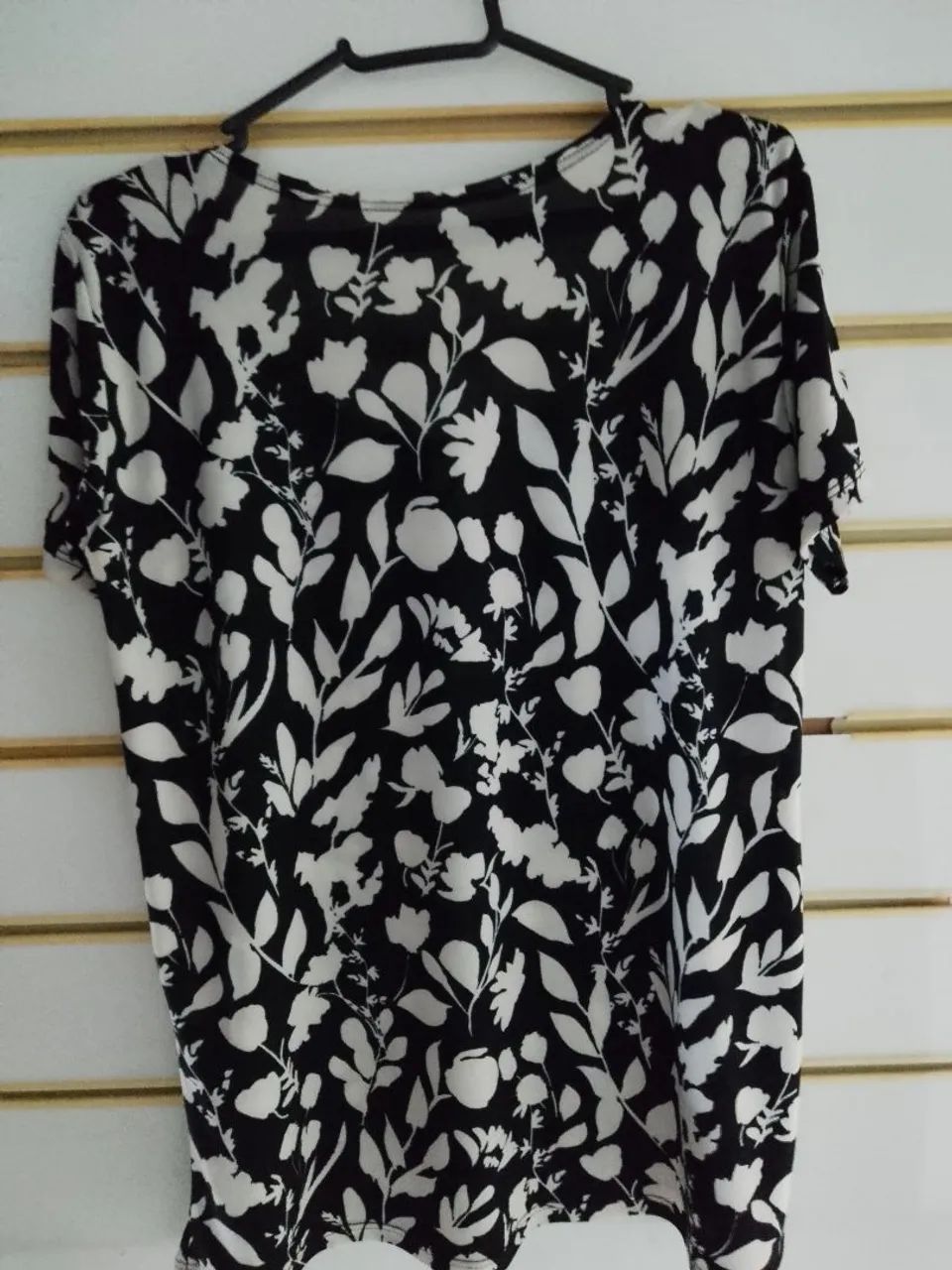 Blusa malha fria estampada