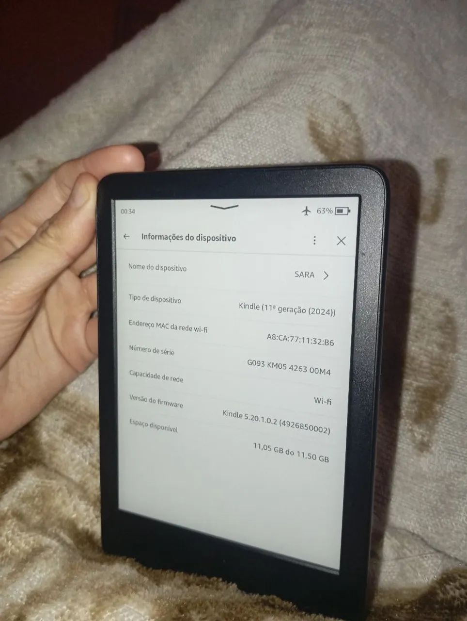 Kindle 11ª geração 16 gb (2024) - Foto 2