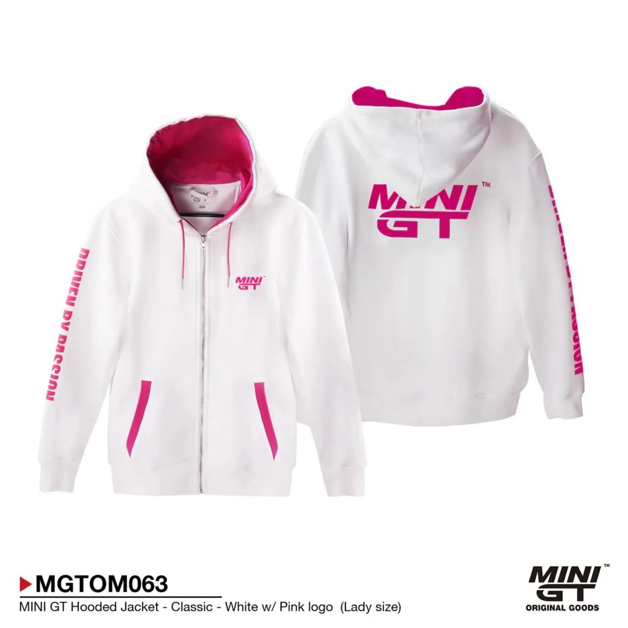 Blusa MiniGT Branca e rosa TAM M