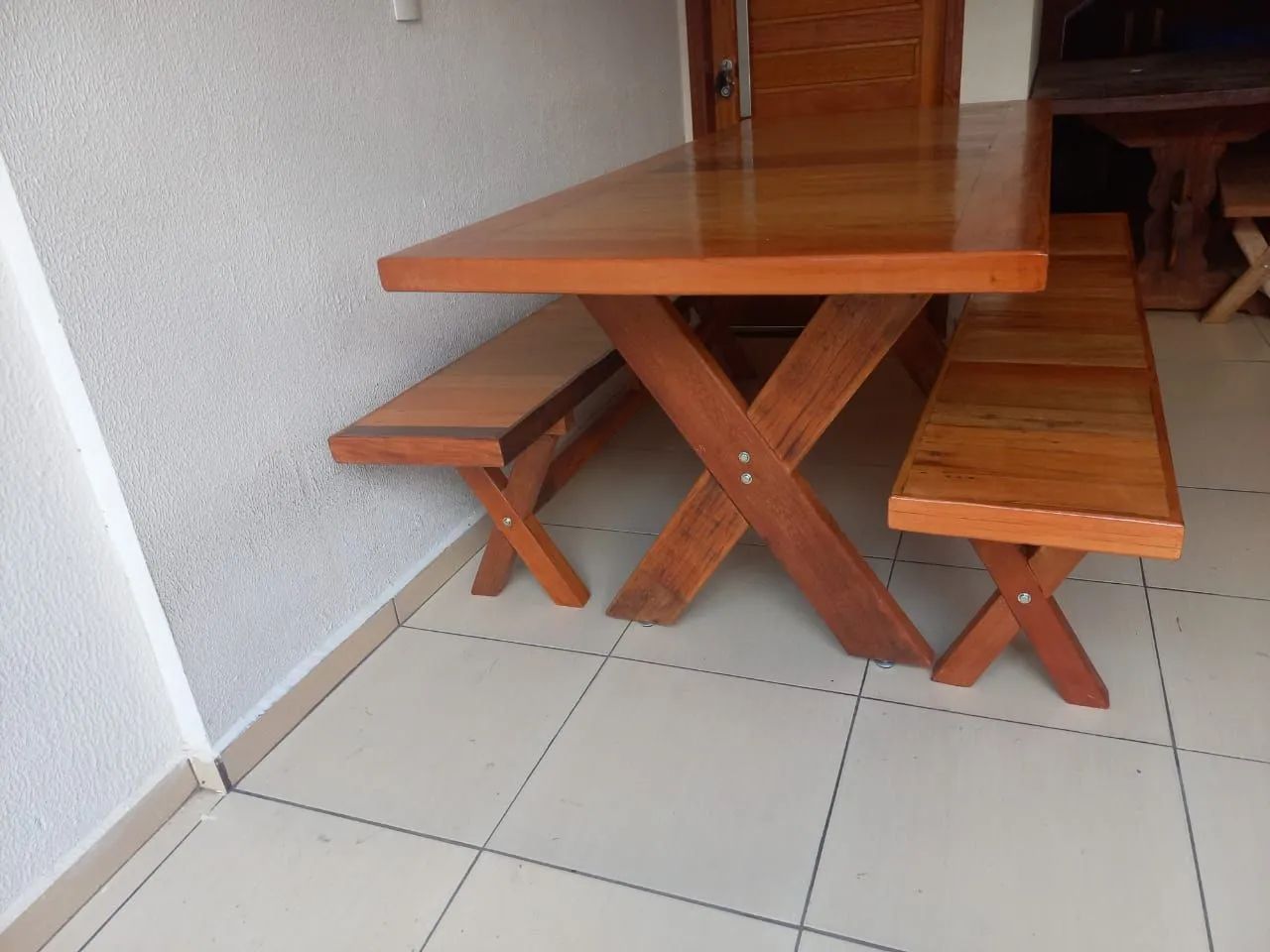 Mesa de madeira  - Foto 3