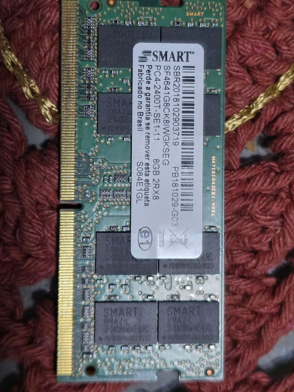 Vendo memoria ddr4 notebook 8gb