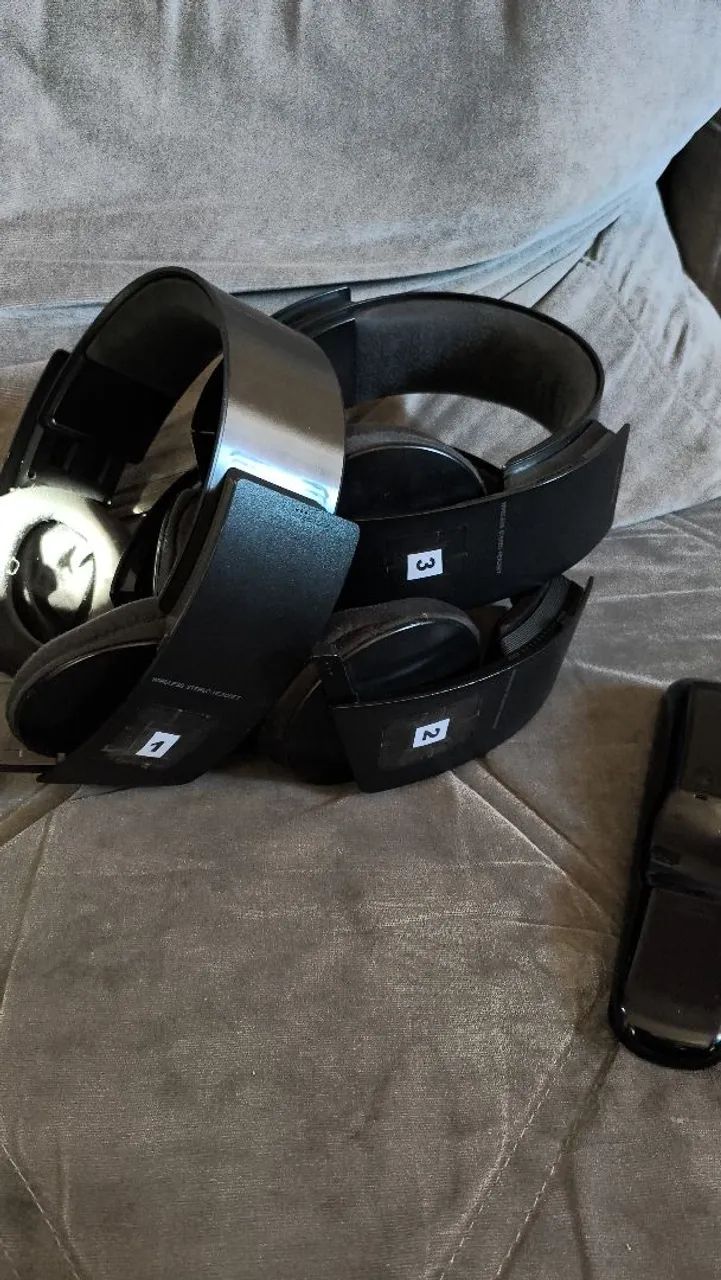 Fone sem fio Headset Sony Pulse 7.1 -  PS3--PS4-PS5-PC  (Leia)
