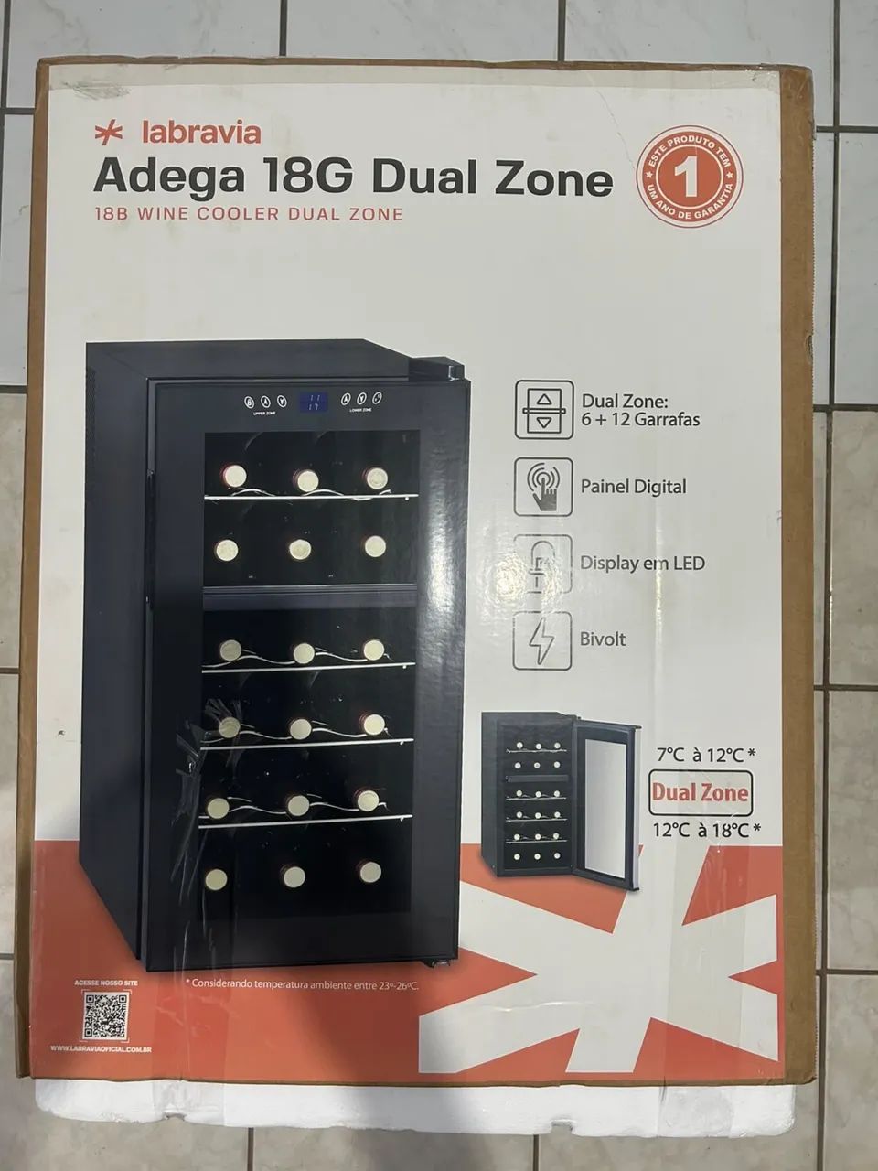 ADEGA NOVA - 18 VINHOS