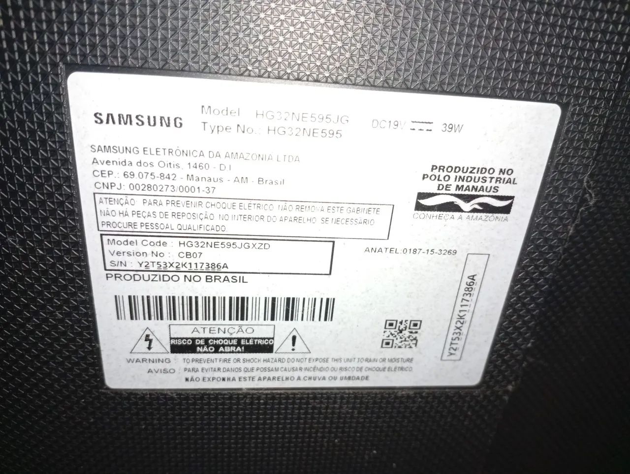 Tv Samsung 32. Defeito tela  - Foto 3