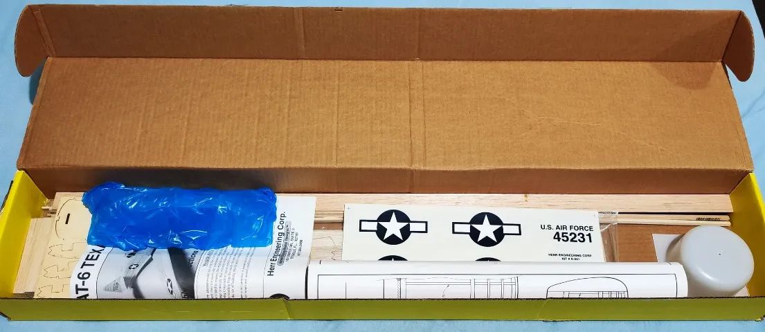 Kit Aeromodelo AT-6 Texan em balsa corte a laser - Foto 2