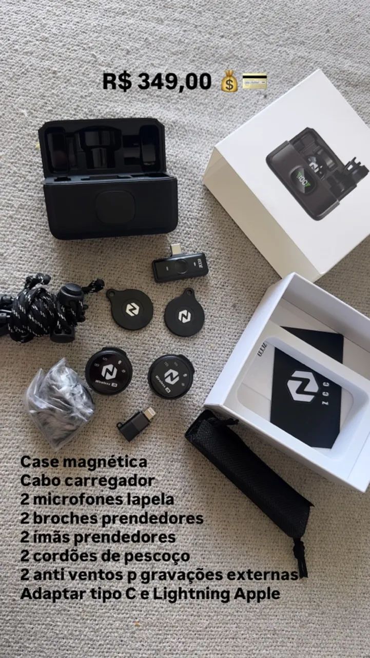 Microfone Lapela ZCCO - J6  - Foto 5