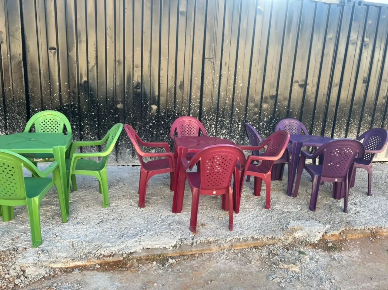 Jogos de mesas colorida  - Foto 2