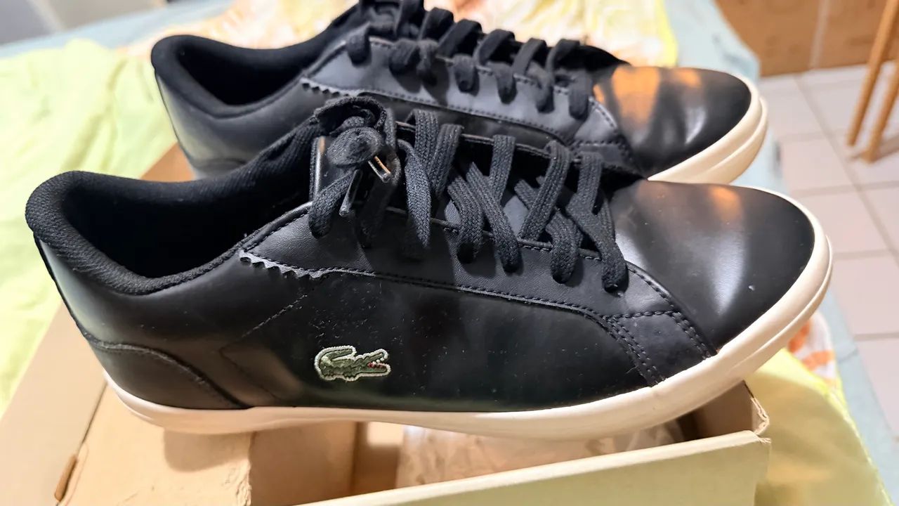 Sapato original Lacoste na Caixa - Foto 2