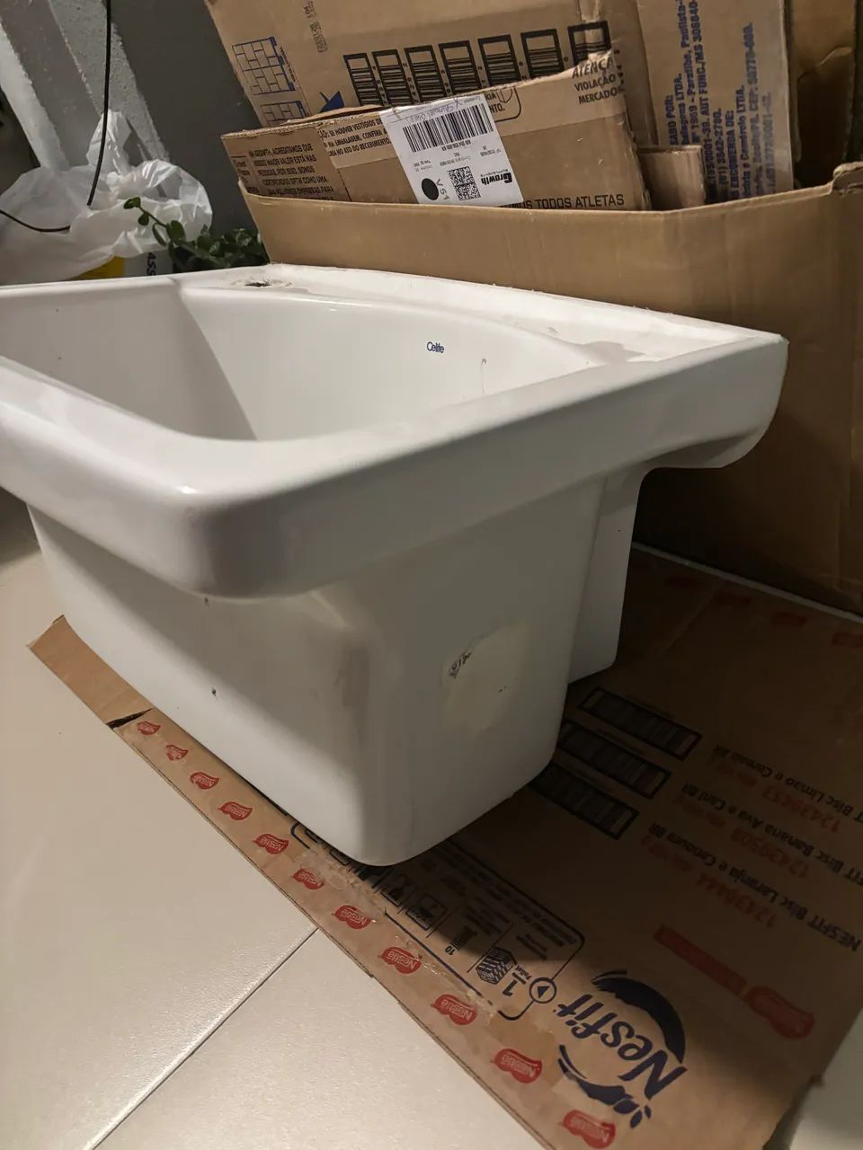 Tanque Celite 20litros branco novo  - Foto 4