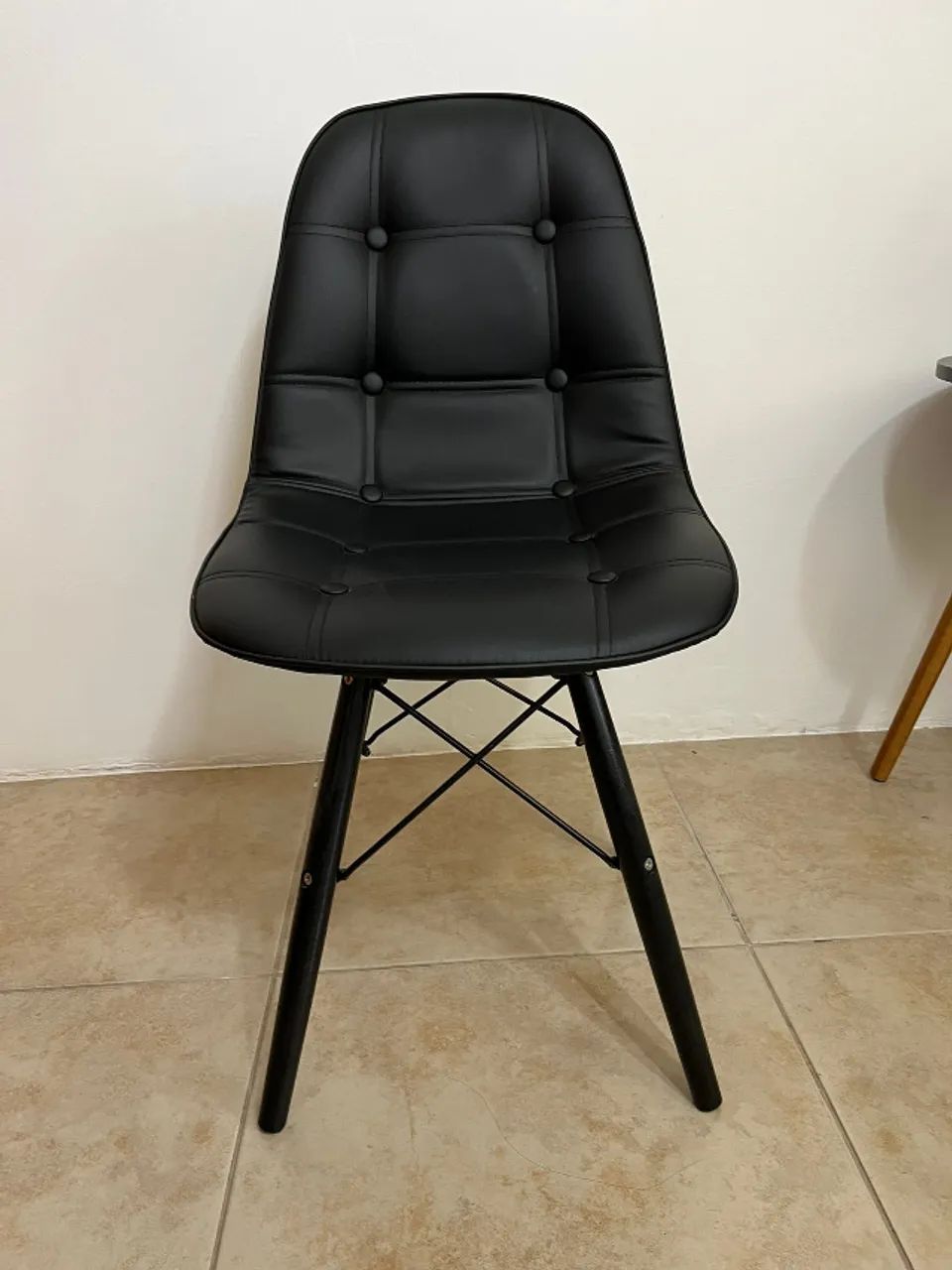 Conjunto com 2 Cadeiras Well Preto 