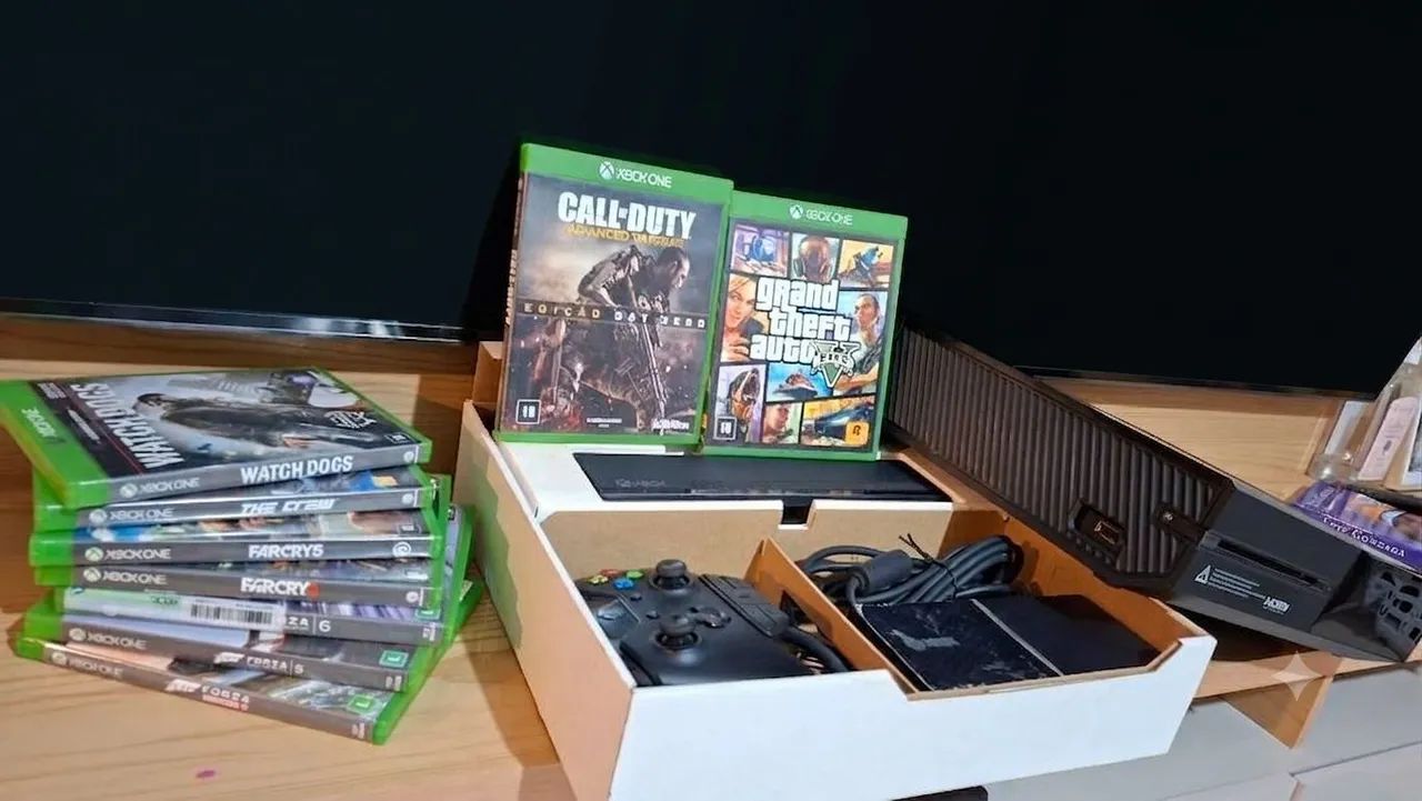 Kit Xbox One Completo impecável com lacre - Foto 4