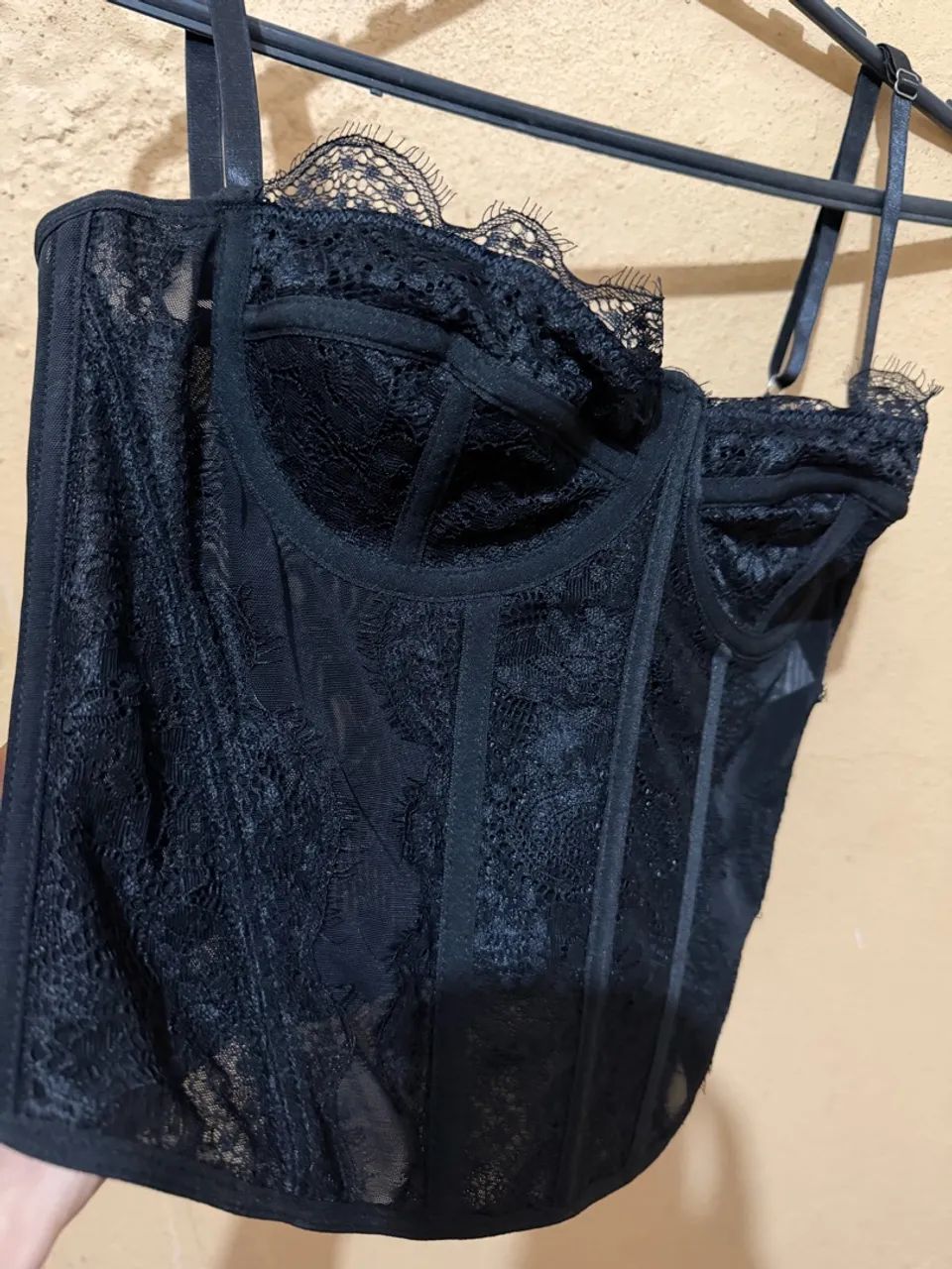 Corset preto Renda  - Foto 2
