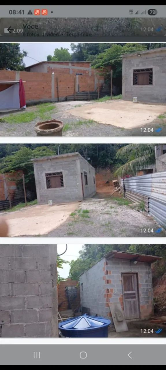 Casa com terreno feu rosa serra es