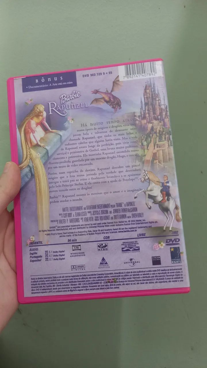DVD Barbie a Rapunzel original  - Foto 2