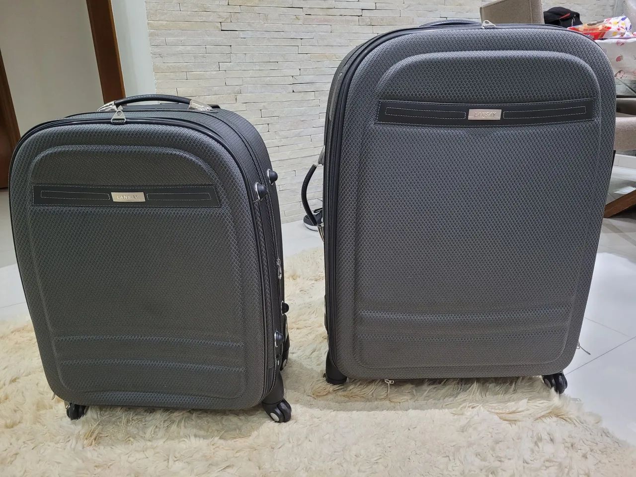 Kit 2 malas de viagem lansay originais 