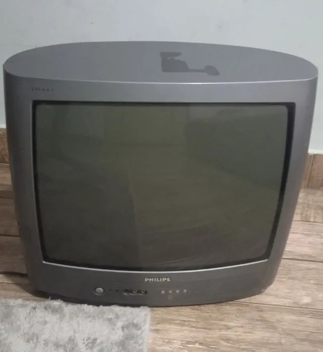Tv tubo plilhips 21 polegadas nostalgia pura - Foto 2
