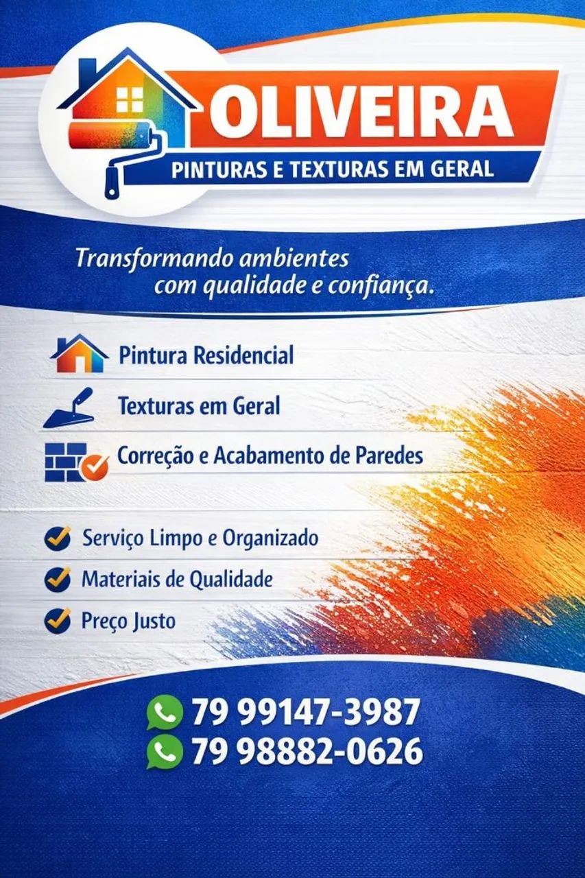 OLIVEIRA PINTURAS E TEXTURAS EM GERAL 