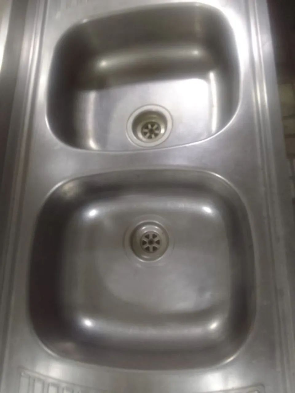 Bancada Cozinha 2 Cubas com 2 Cubas 1,60m X 60cm - Foto 2
