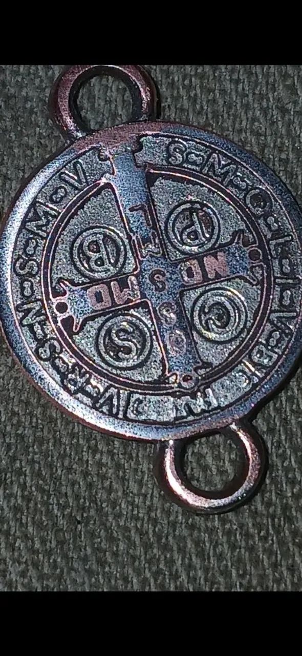 Medalha antiga de São Bento  - Foto 5