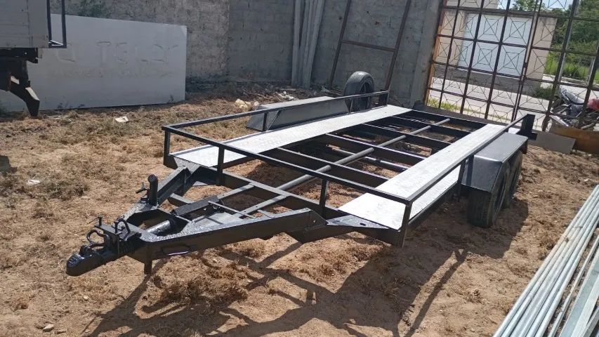 CARRETINHA REBOQUE PARA VEICULO 2 EIXOS - Foto 2