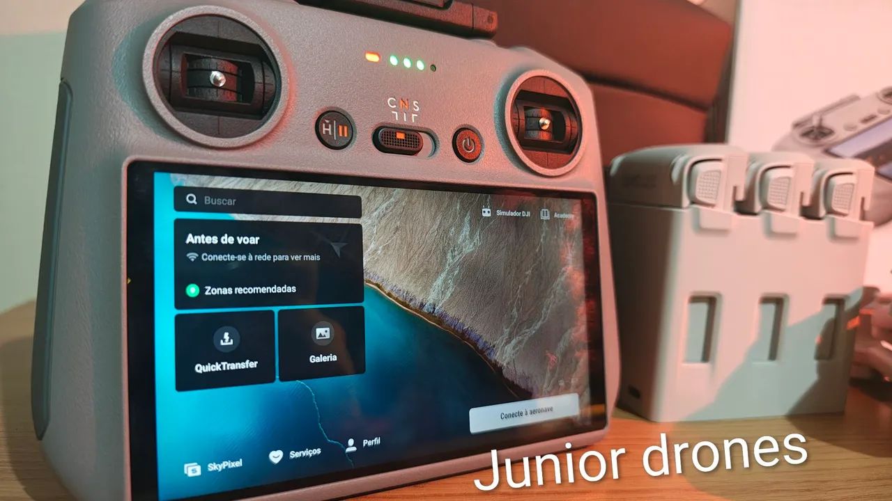 Drone DJI Lito X1 Rádio Tela versão combo LACRADO com invoice  - Foto 3