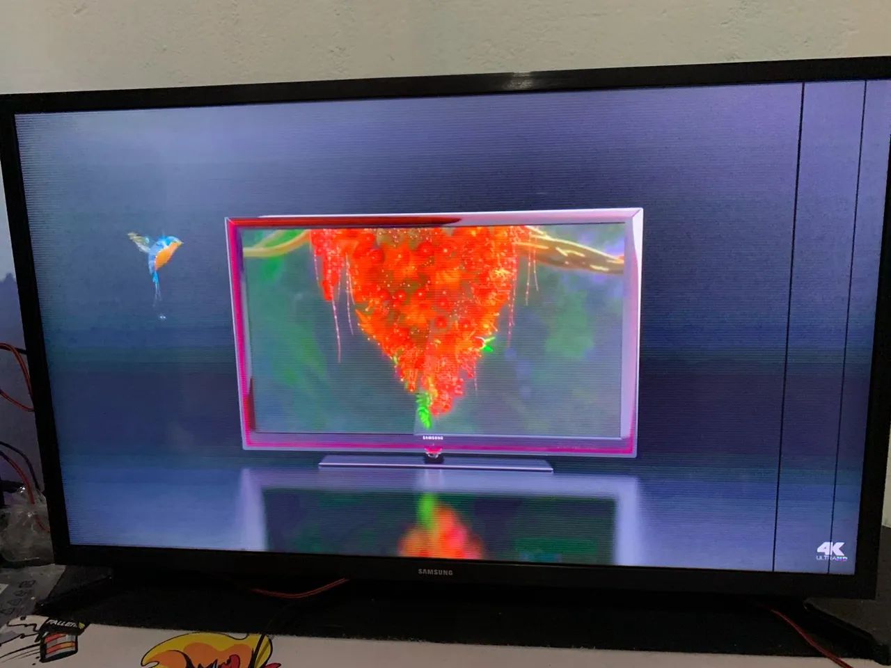 SMART TV SAMSUMG 32 polegadas- com defeito na tela - Foto 3