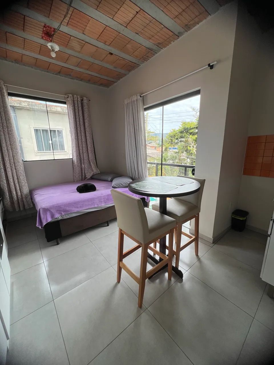 Studio mobiliado + casa em construção | Tapera - Florianópolis - Foto 5