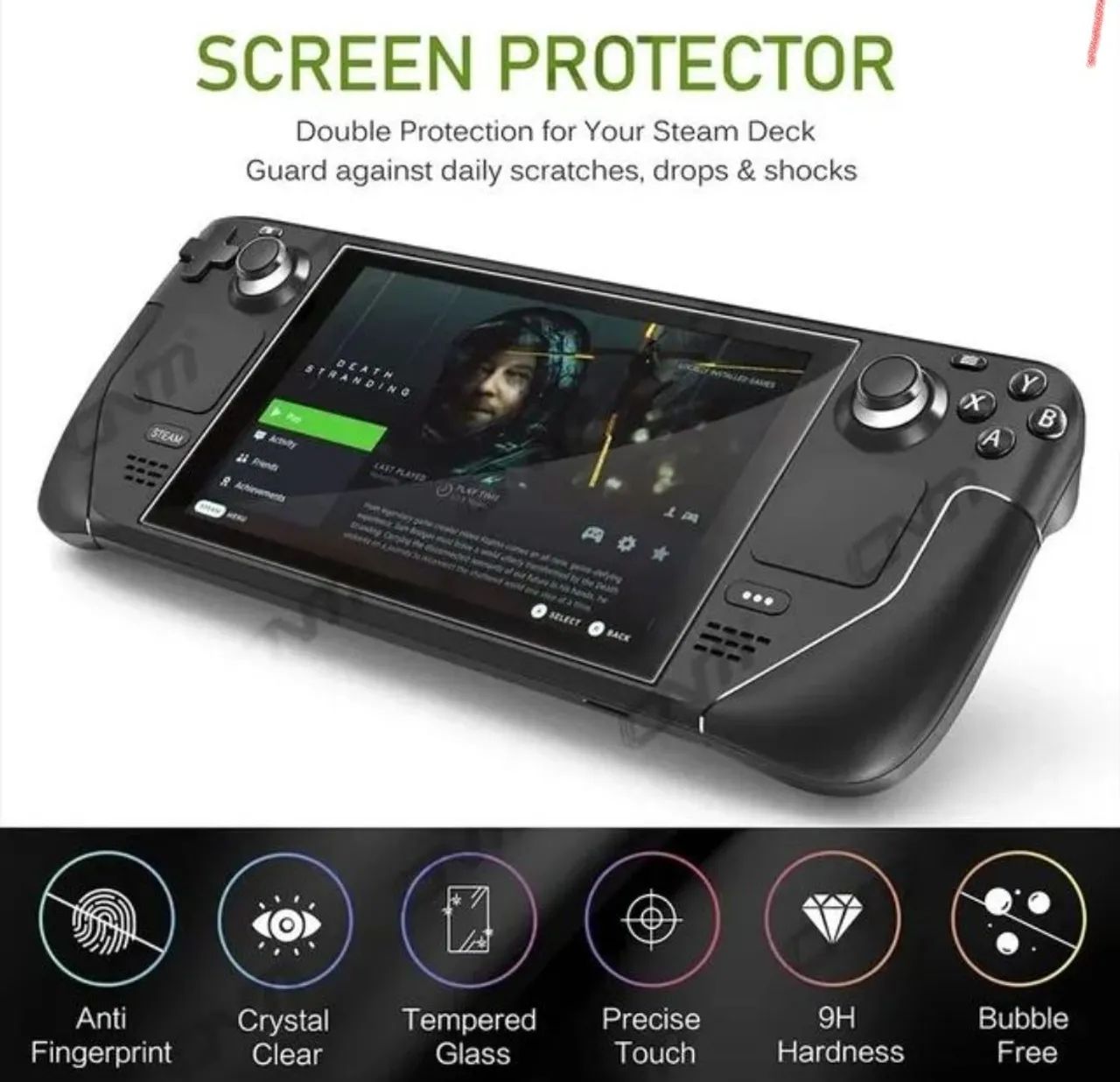 Película protetora para Nintendo Switch, OLED, Nintendo switch 2, Steam Deck  - Foto 5