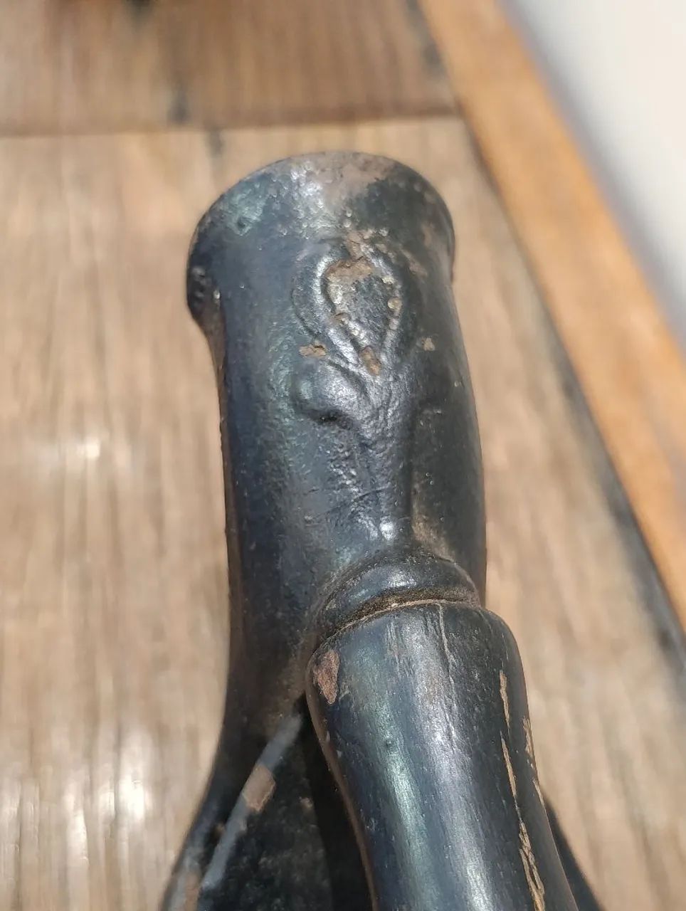 Ferro a brasa chaminé antigo  - Foto 3