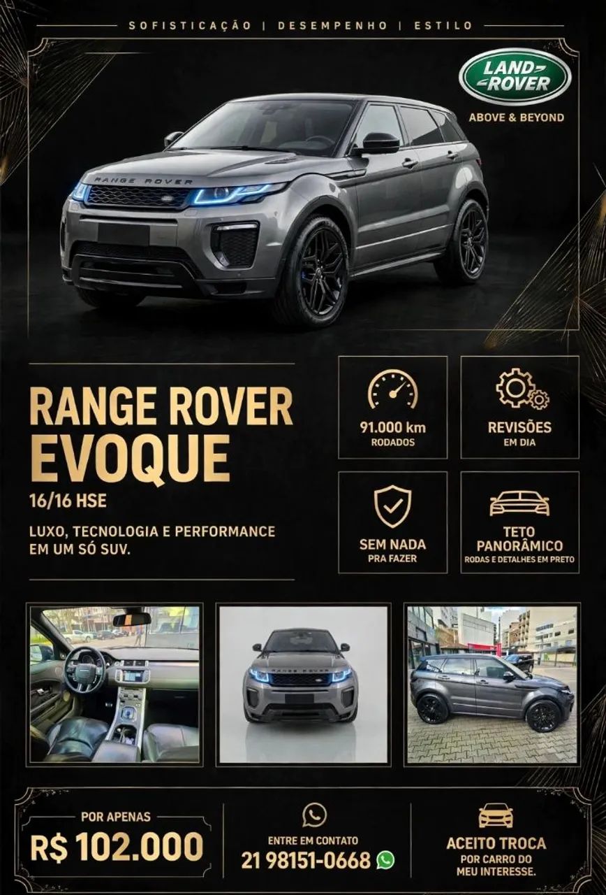 Land Rover Range Rover Evoque SI4 HSE Dynamic 2.0 Aut. 2016