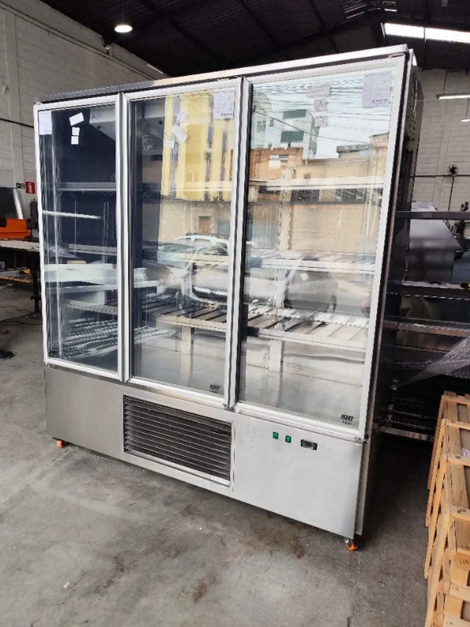 Expositor Auto Atendimento Inox Resfriados 1250mm