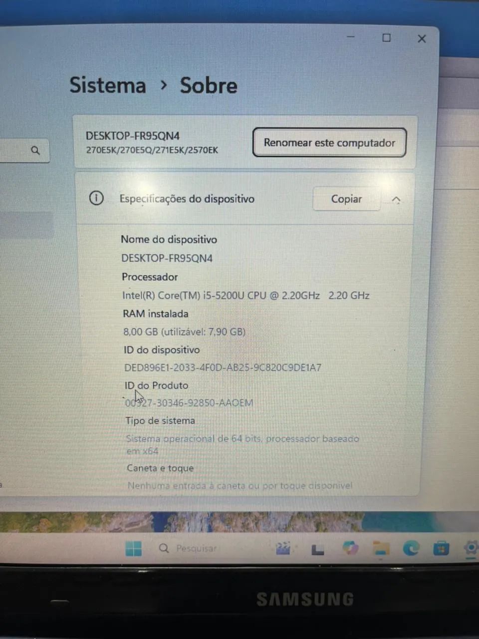 Notebook Samsung  - Foto 3