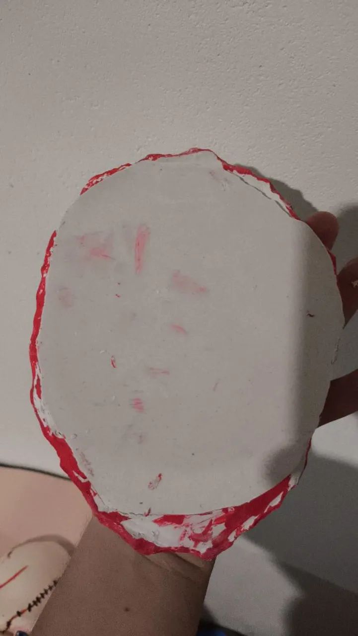 5 Rosto cortado chucky good Guy de Gesso  - Foto 4