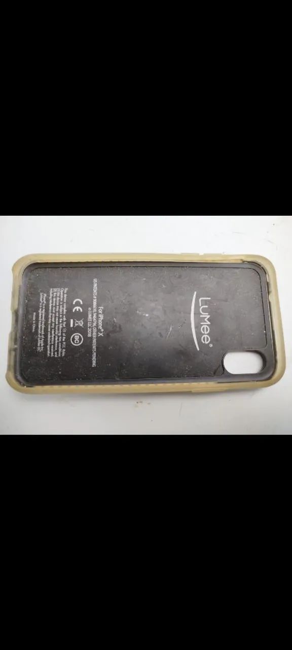 Kit capas Lumee rígida iluminada iPhone X