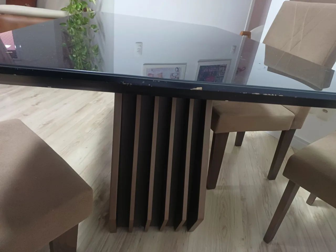 Mesa tampo vidro  - Foto 4