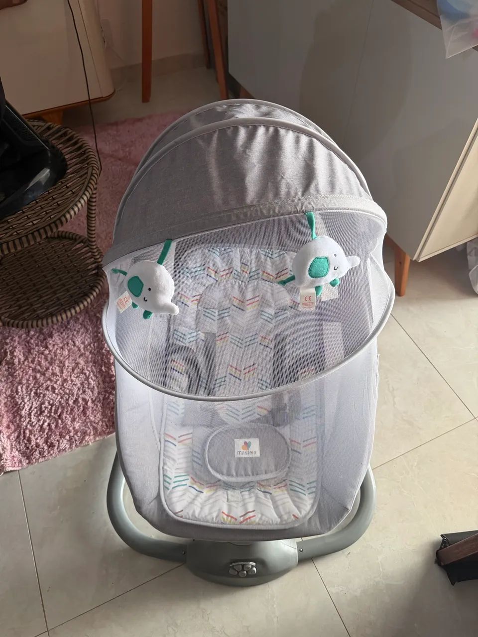 Cadeira Techno de Descanso Infantil Automática Musical Bebê Mastela  - Foto 3