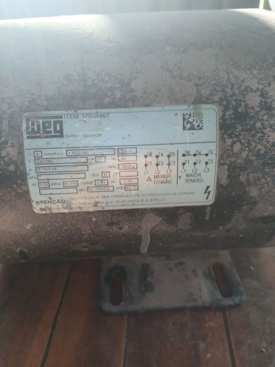 Motor e cabeçote compressor de 2cv - Foto 3