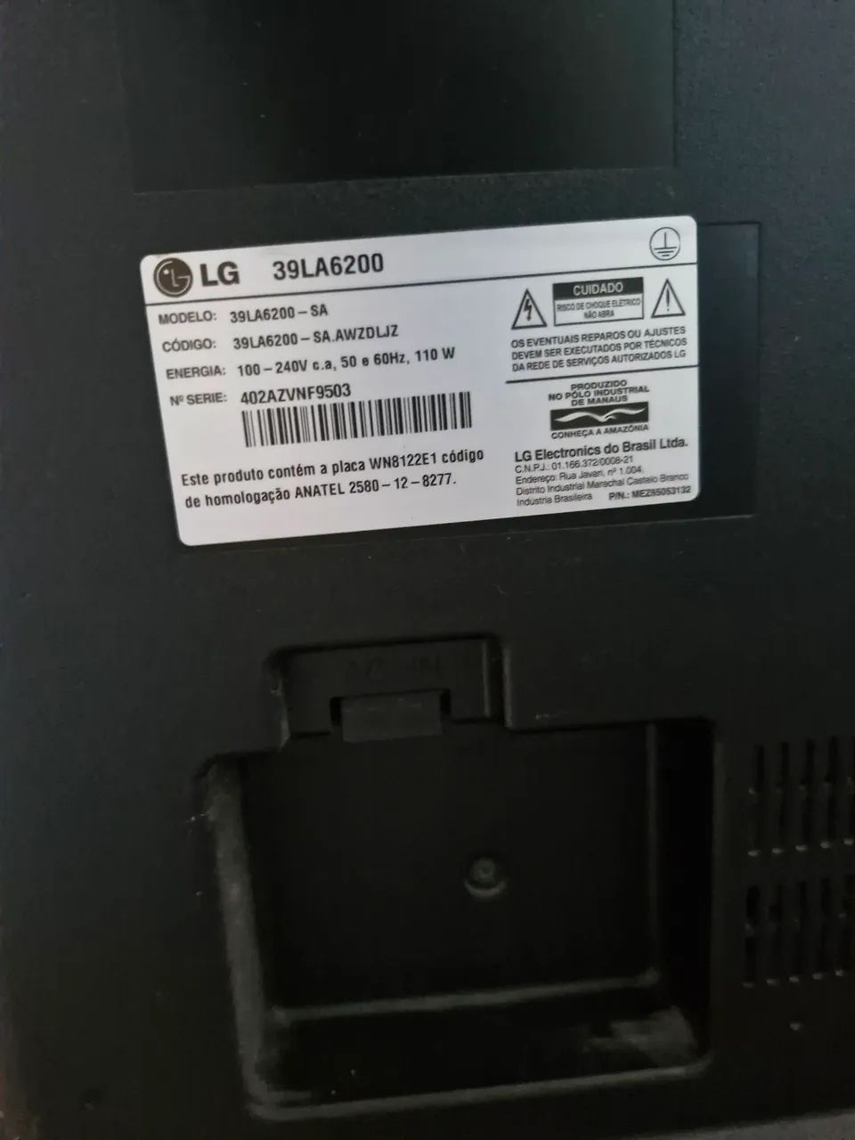 Tv LG 39 pol com defeito - Foto 2