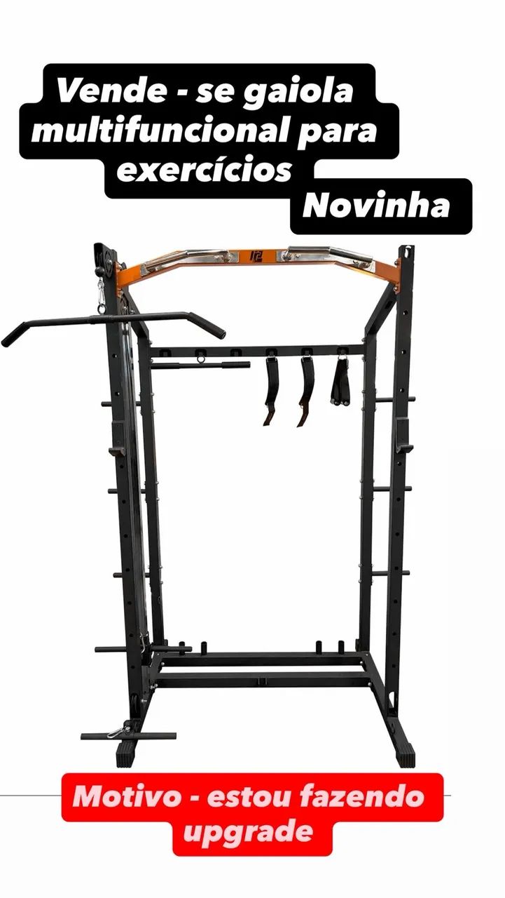 Rack Multifuncional para Musculação 